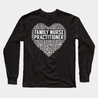 Family Nurse Practitioner Heart Long Sleeve T-Shirt